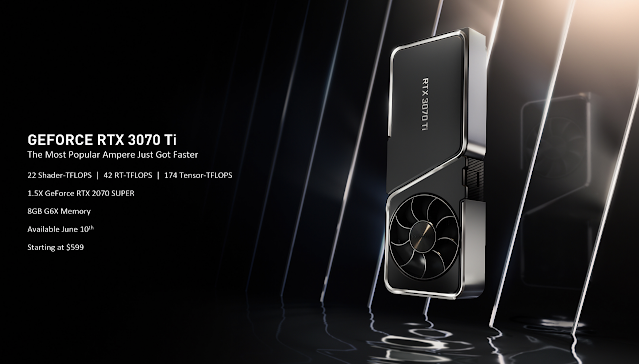 تُعلن Nvidia عن وحدات معالجة الرسومات RTX 3080 Ti و 3070 Ti المعززة