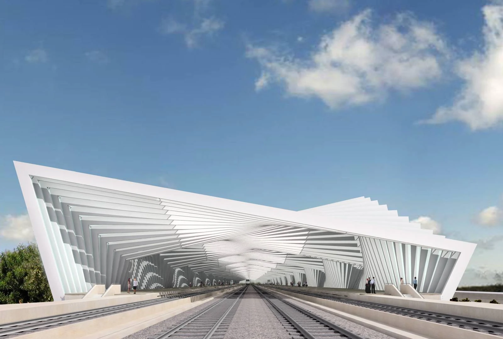 Mediopadana Station by Santiago Calatrava