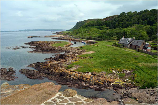 Portencross castle Ayrshire Scotland