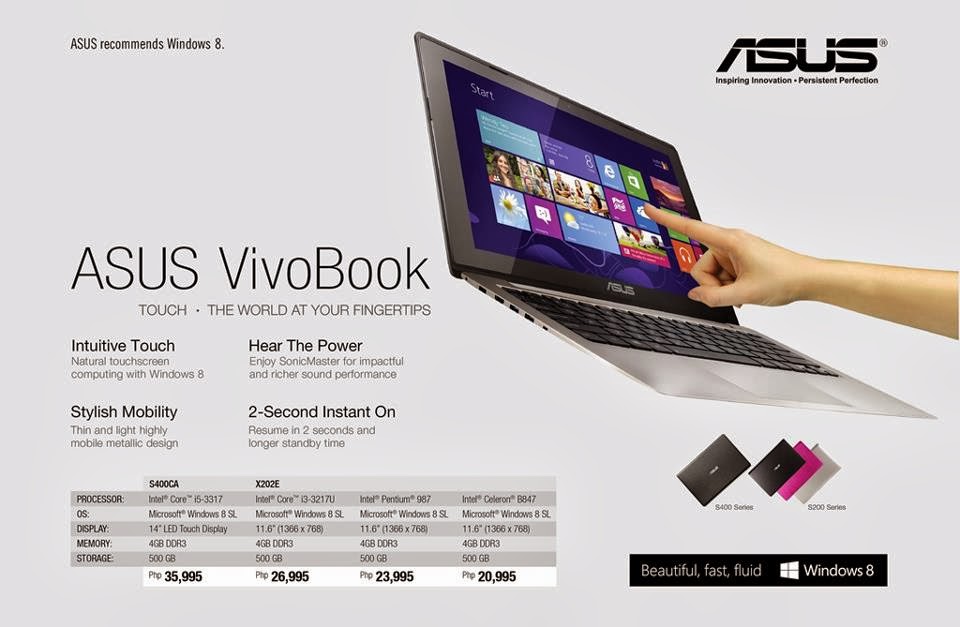Daftar Harga Laptop Asus Vivobook Terbaru 2013 - Info Dunia Laptop