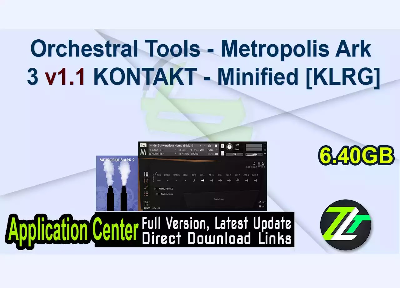 Orchestral Tools - Metropolis Ark 3 v1.1 KONTAKT - Minified [KLRG]