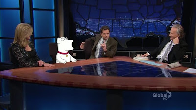 Family Guy's Brian on Real Time with Bill Maher