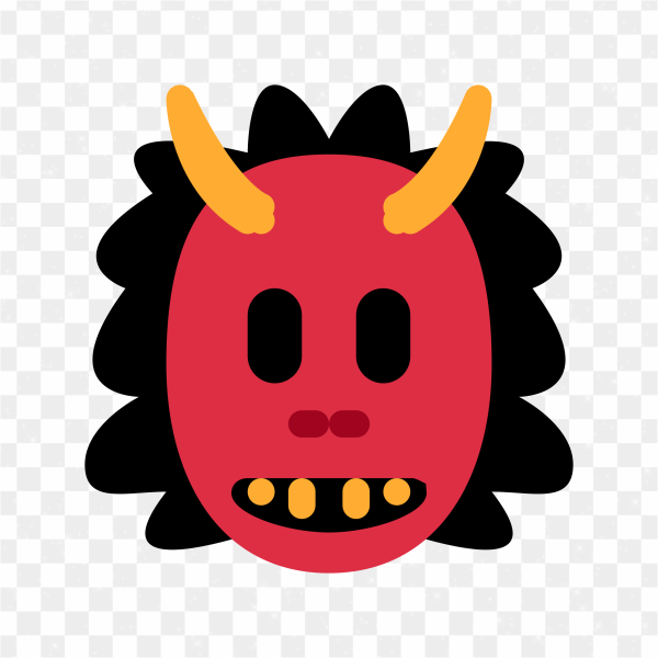 Emoji cara diablo PNG transparente