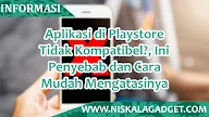 Aplikasi di Playstore Tidak Kompatibel?, Ini Penyebab dan Cara Mudah Mengatasinya