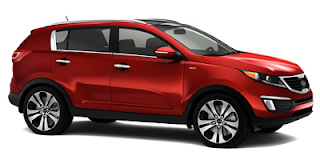 2013 Kia Sportage Signal Red