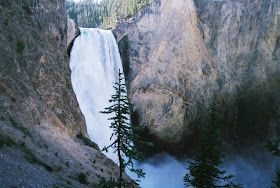 Falls at Yellowstone National Park Waterfall