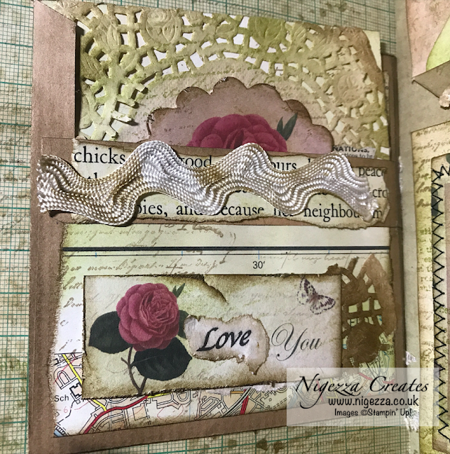 Nigezza Creates My First Junk Journal: Decorating Envelope Page Insert