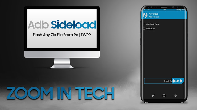 How To Install a Zip File From Pc By Adb Sideload TWRP Recovery