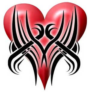 Heart Tattoo Designs Red Heart 