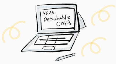 ASUS Chromebook Detachable CM3 手書き