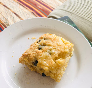 Cheese and olive scone
