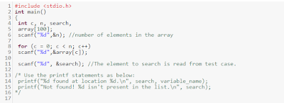 display the position at which it is found using binary search algorithm