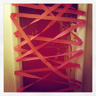 Crepe Paper Birthday Door