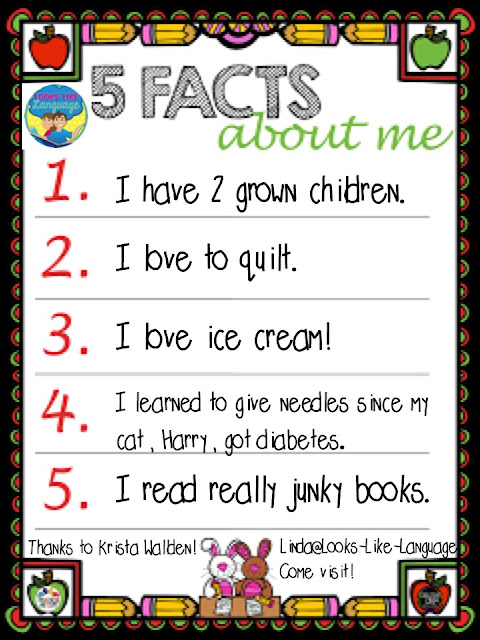 5 Facts About Me!