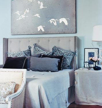 Light Blue Wall Bedroom | Best Modern Furniture Design Directory Blog