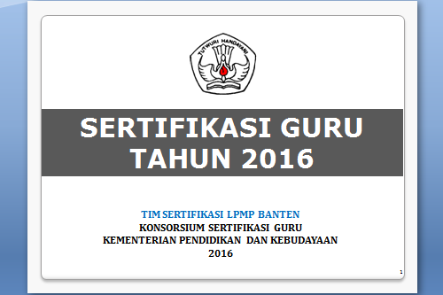 Panduan Sertifikasi Guru Teladan Plpg Dan Ppg