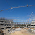 Arena Fonte Nova é a primeira do Brasil a iniciar cobertura para Copa. 