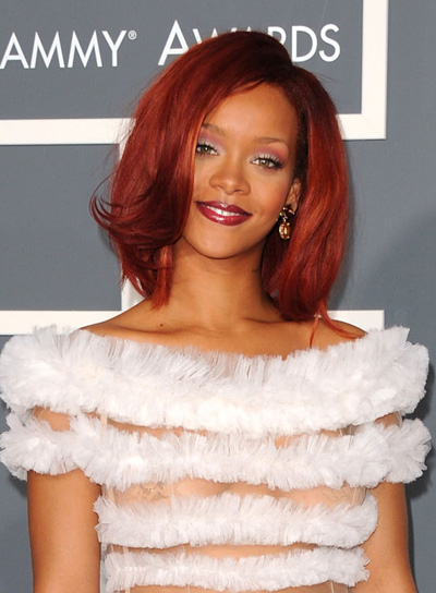 Rihanna Red Hairstyles