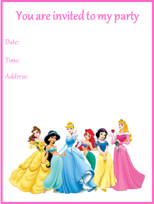 Disney Princess Birthday Free Printable Mini Kit.