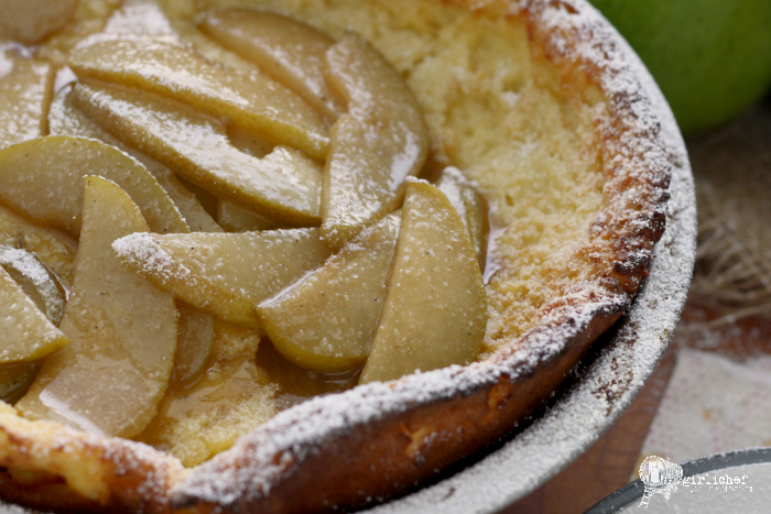 Savory Havarti Dutch Baby w/ Pears