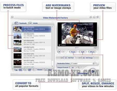 Video Watermark Factory