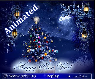 Wishing everyone a Happy New Year! - animated ecard