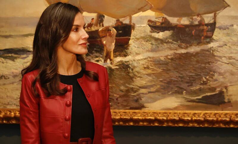 ledningsfri Udgangspunktet Eve Spanish King and Queen attended the opening of the Sorolla Through Light  exhibition
