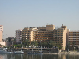 Our hotel, seen from the cruise ship on the Nile