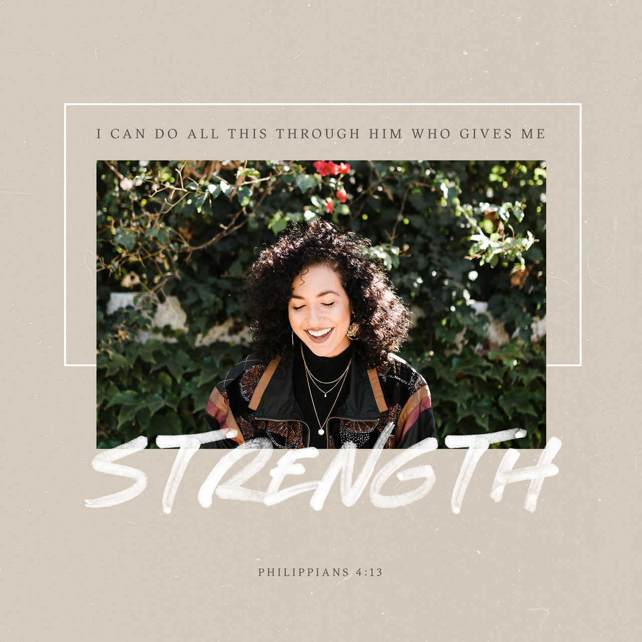 For I can do everything through Christ, who gives me strength. Philippians 4:13 NLT https://bible.com/bible/116/php.4.13.NLT