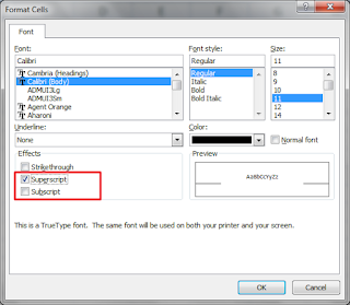 Format Cells Excel