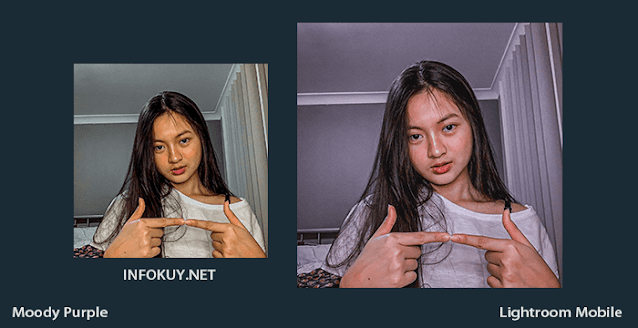 Tutorial Edit Moody Purple Lightroom