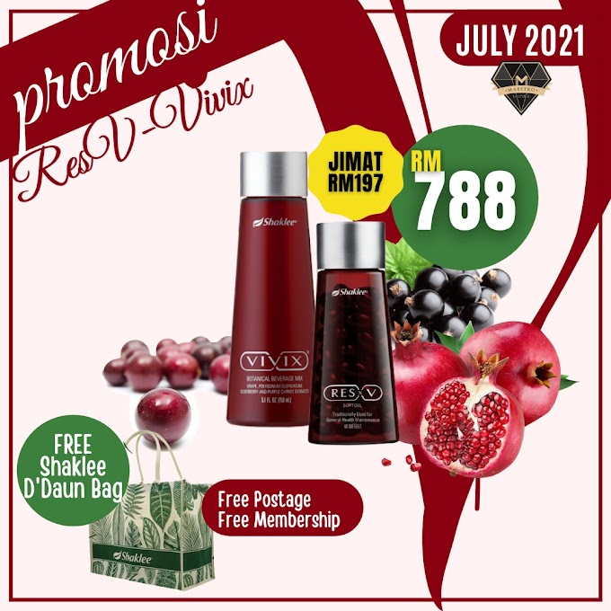 Promosi Shaklee Julai 2021