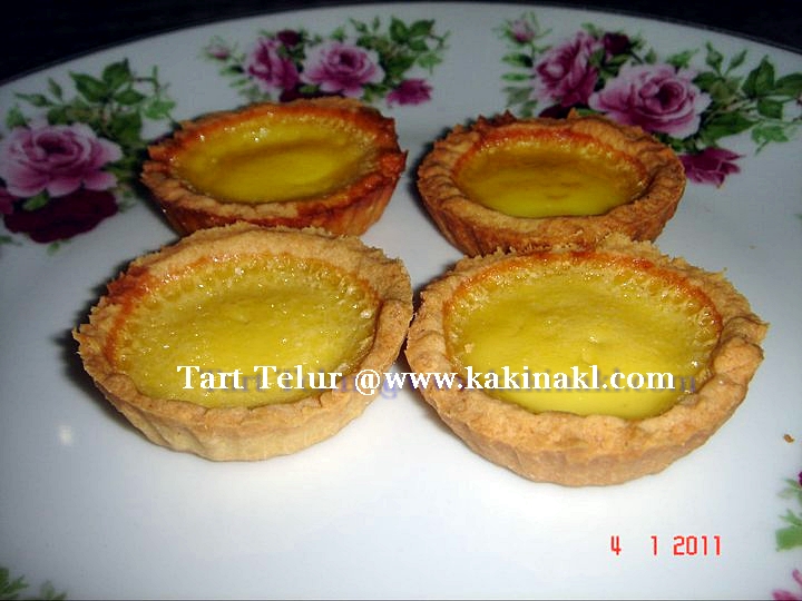 Khazanah warisan orang lama: Resepi Tart Telur (Egg Tart)