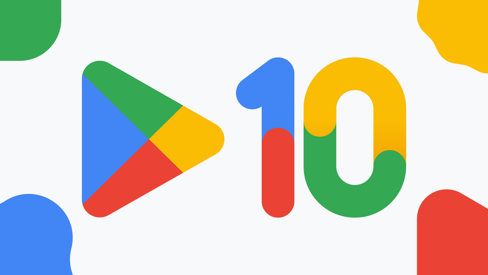 Google Play Store festeggia 10 anni con un nuovo logo