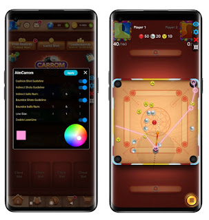 Aim Carrom 2.6.8 Mod APK with lesser line for Android download