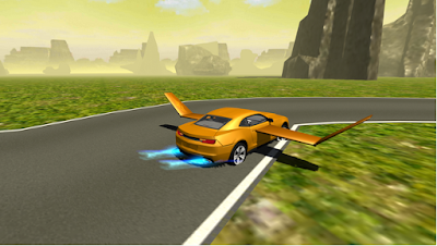 Flying Muscle Car Simulator 3D v2 Apk 3