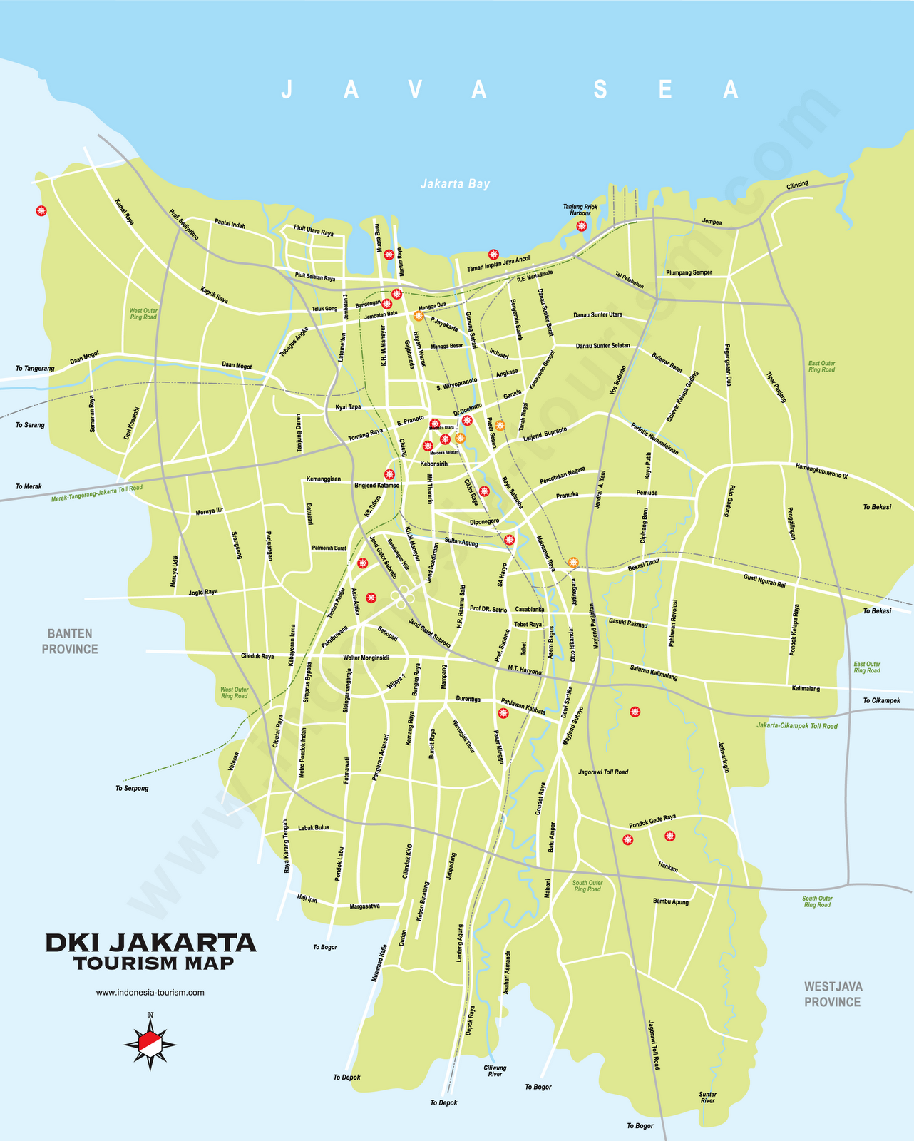  Map  Of Jakarta 