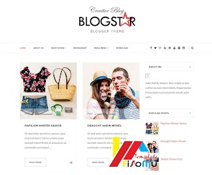 Blogstar - Responsive Blogger Template