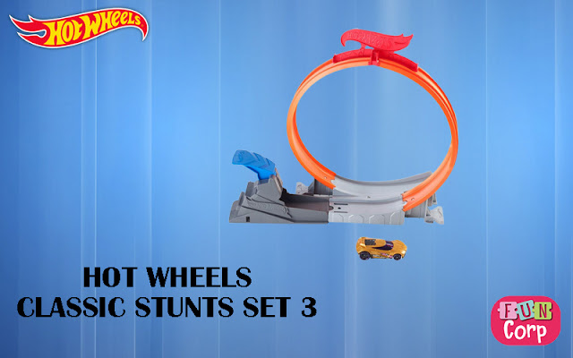 Mtl –Fmw85-3 Hot Wheels Classic Stunts Set 3