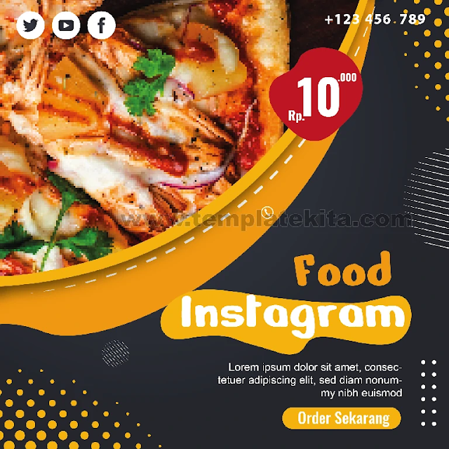 Download Feed Instagram Makanan Coreldraw Dan Photohop