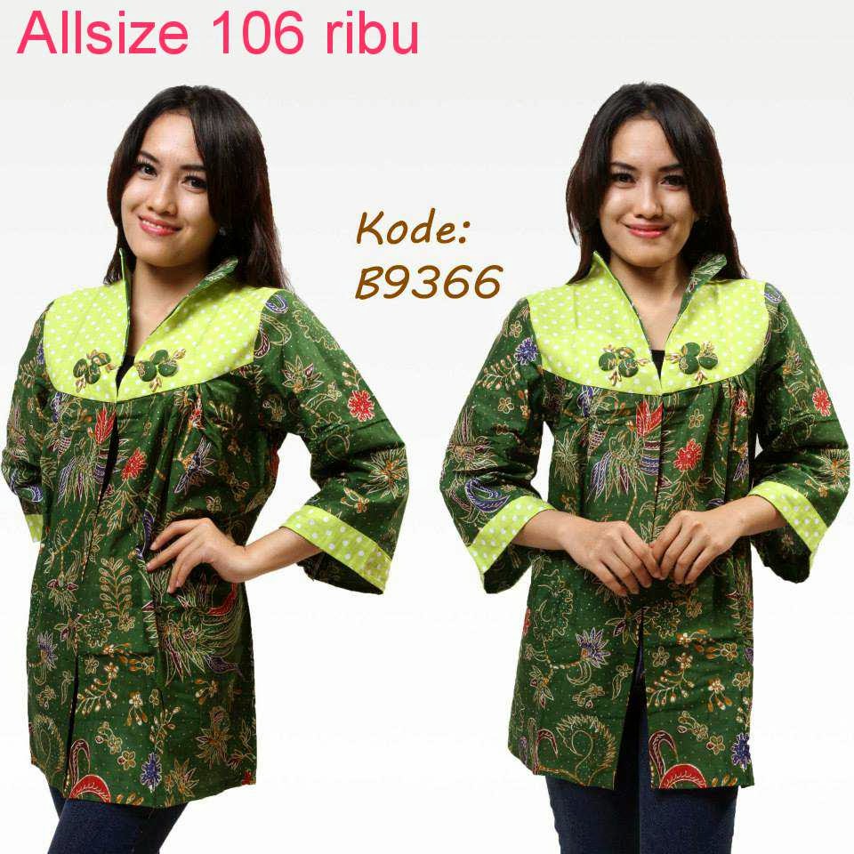 Contoh Model Baju  Batik Kerja  Model Baju  Batik