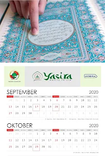 Desain Kalender Indonesia Tahun 2020 Islamic Style