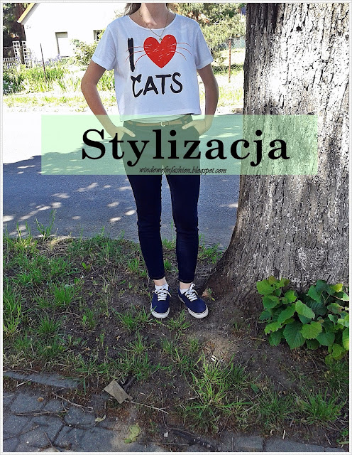 stylizacja koci T-shirt