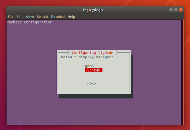 Ubuntu 18.04 configure lightdm gdm3