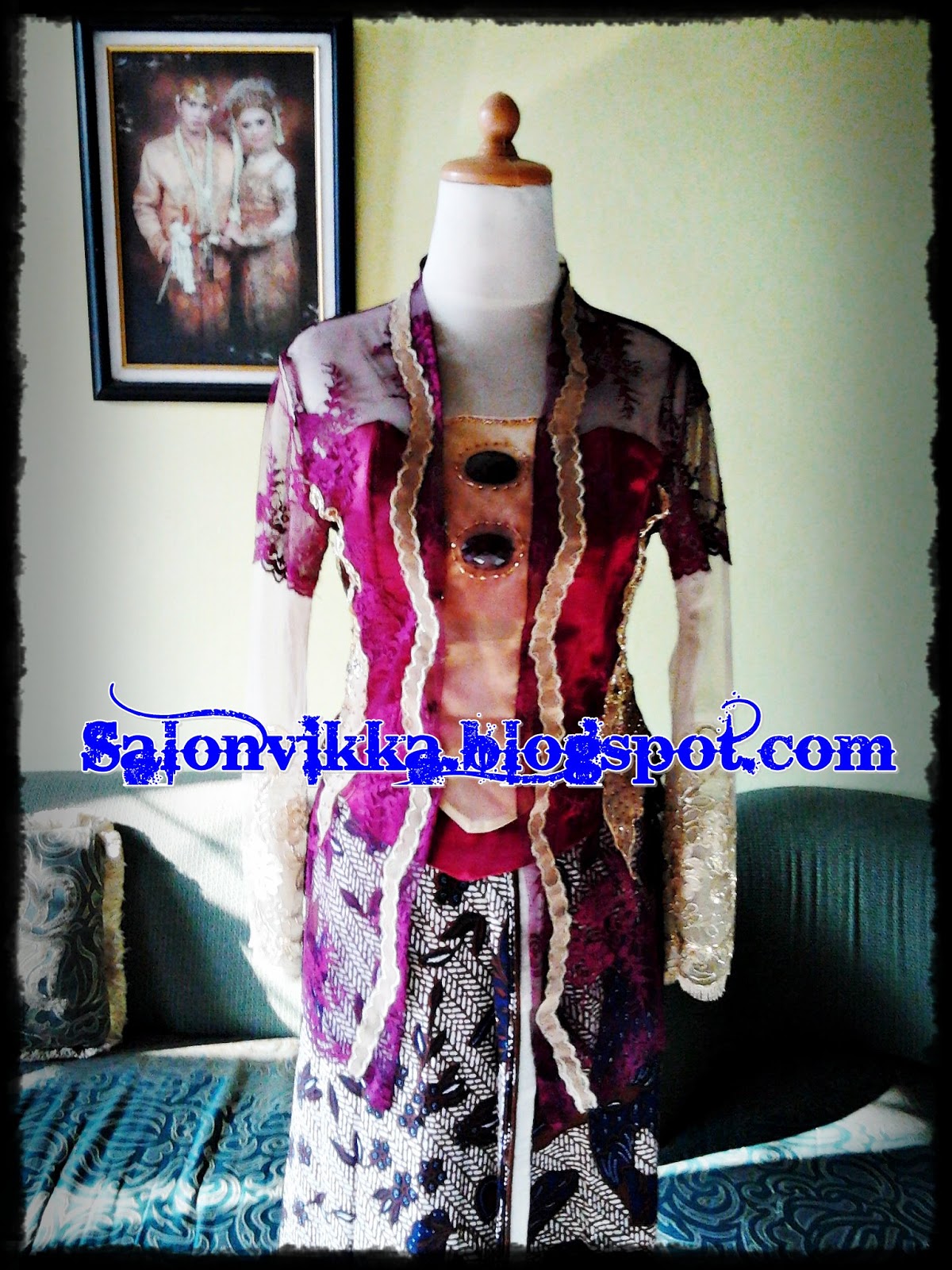 Salon Vikka: Rangkaian Kebaya Modern Modifikasi (warna 