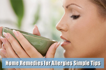 home remedies for allergies simple tips home remedies for allergies