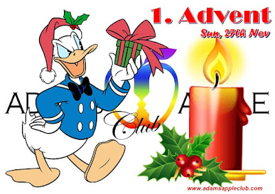 Celebrate the 1. ADVENT with us! Sunday, 27th November 2022 @ Adams Apple Club Chiang Mai