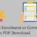 Download Aadhaar Correction Form Gazetted Officer Format PDF