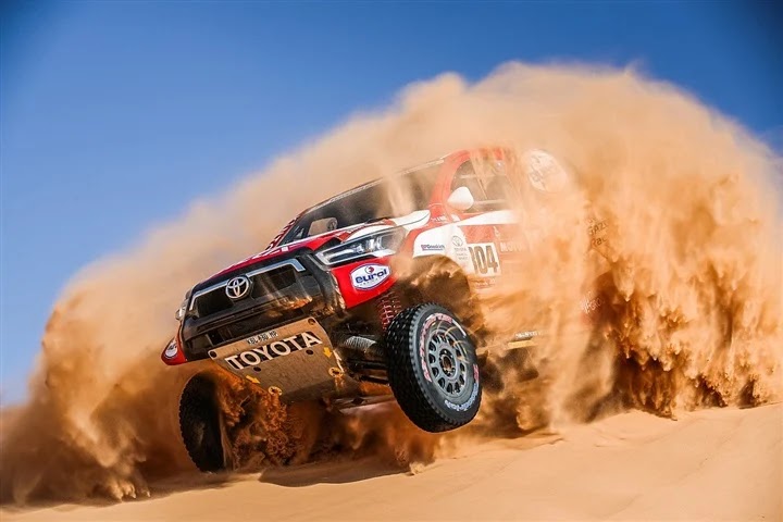 Harvest Dakar Rally RALLY Dakar 2021 and winner of the fifth stage .. Photo