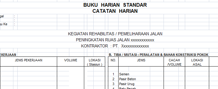 Format Laporan Kerja Harian  newhairstylesformen2014.com